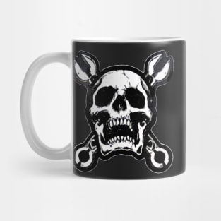 Mechanic Skull with tools Mug